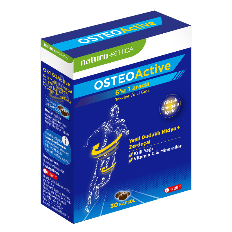 Osteoactive 6'sı 1 Arada 30 Kapsül 8680287030666